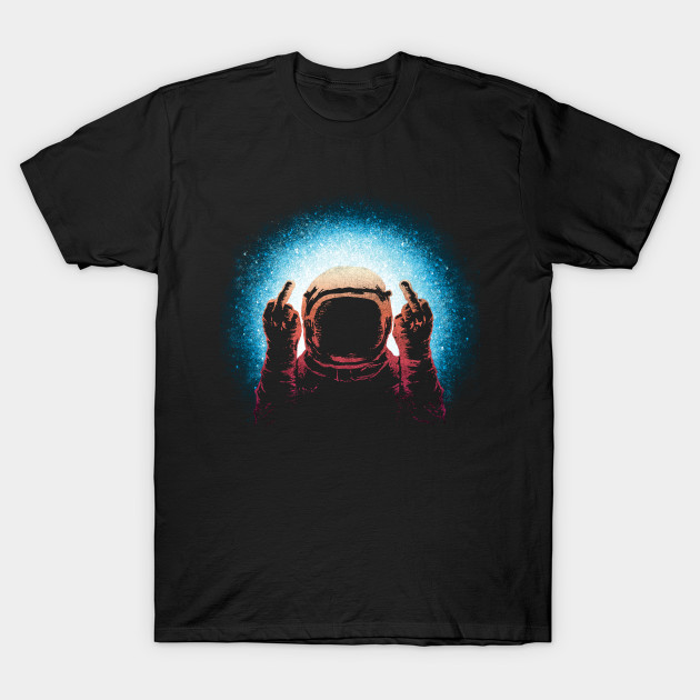 Negative Spaceman T-Shirt-TOZ